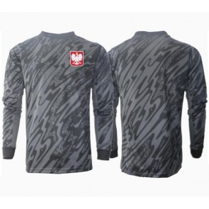 Poljska Golmanski Gostujuci Dres EP 2024 Dugim Rukavima